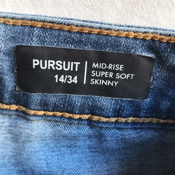 Buffalo David Bitton Pursuit midrise skinny jeans, size 14 - Picture 9 of 9